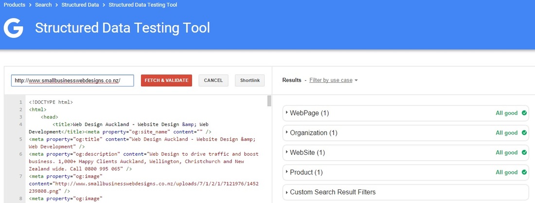 structured data rich snippets